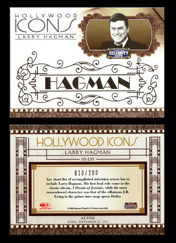 Donruss Celebrity Cuts Hollywood Icons