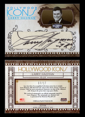 Donruss Celebrity Cuts Hollywood Icons