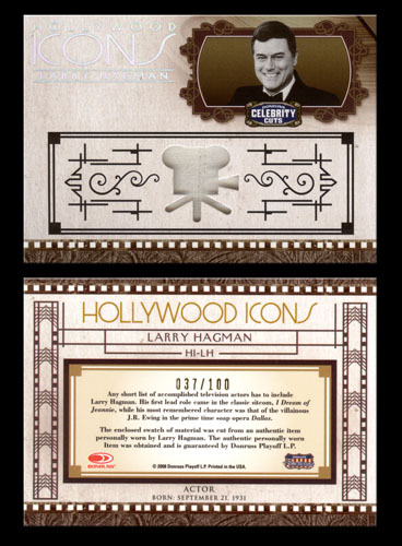 Donruss Celebrity Cuts Hollywood Icons