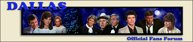 Dallas banner with main cast