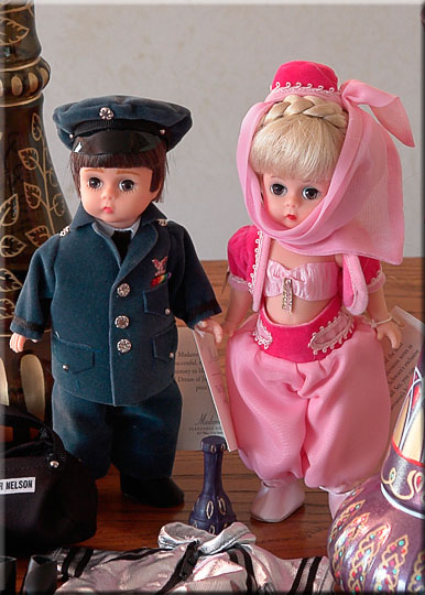 Close-up of dolls