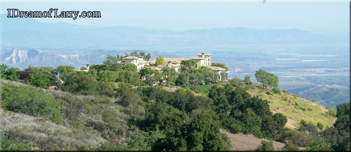 Larry Hagman's house viewed from front gate