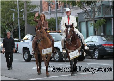 Linda Gray and Larry Hagman
