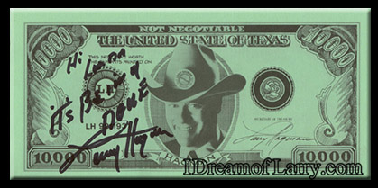 Larry Hagman money