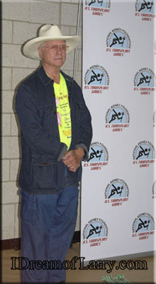 Larry Hagman at the Transplant Games