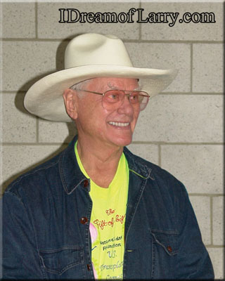 Larry Hagman at the Transplant Games