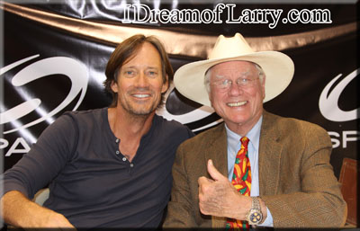 Larry Hagman and Kevin Sorbo