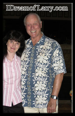 Larry Hagman with me