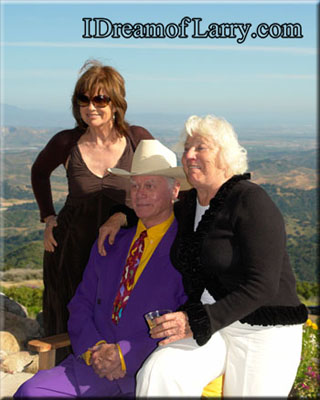 Linda Gray with Larry and Maj