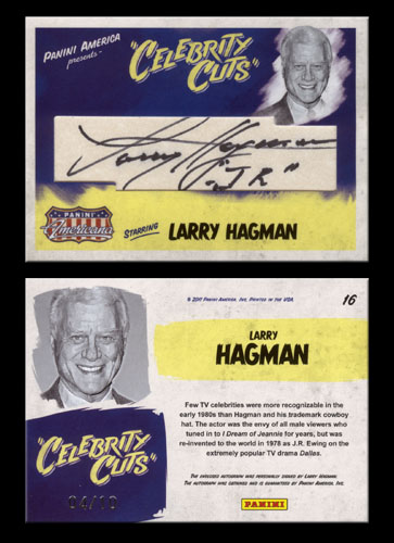 Panini Celebrity Cuts Card