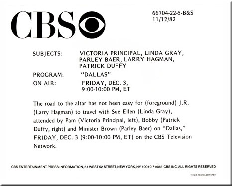 Victoria Principal, Linda Gray, Parley Baer, Larry Hagman, Patrick Duffy, Dallas