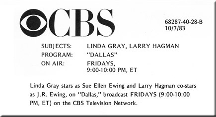 Larry Hagman and Linda Gray, Dallas
