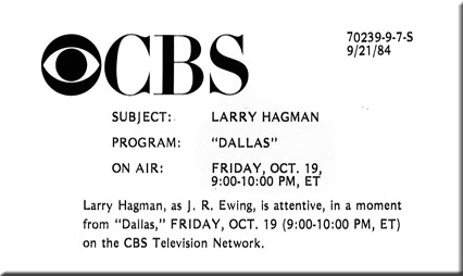 Larry Hagman, 1984