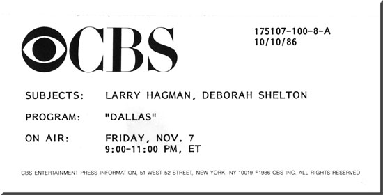 Network information for episode