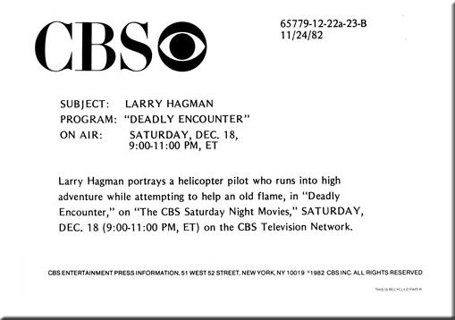 Larry Hagman, Deadly Encounter, 1982