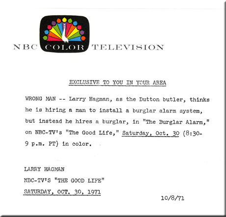 Larry Hagman, The Good Life, 1971
