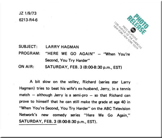 Larry Hagman, Here We Go Again