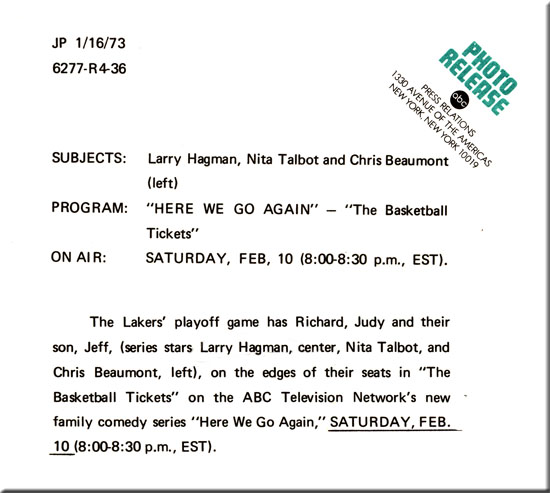 Larry Hagman, Here We Go Again