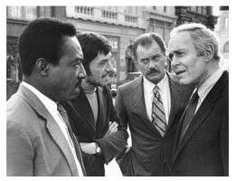 James McEachin, Leonard Nimoy, Larry Hagman, Henry Fonda, The Alpha Caper