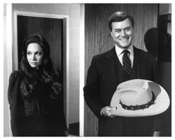 Mary Crosby, Larry Hagman, Dallas