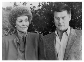 Jane Wyman, Falcon Crest and Larry Hagman, Dallas