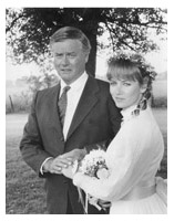 Larry Hagman, Cathy Podewell, Dallas