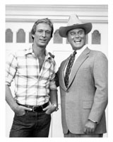Larry Hagman, Ted Shackelford, Knots Landing