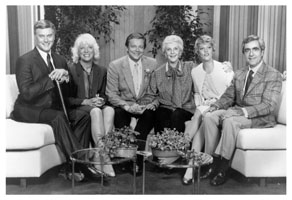 Larry Hagman, Maj Hagman, Jim Hartz, Mary Martin, Heller Halliday-DeMerritt, Bromley DeMerritt, Over Easy