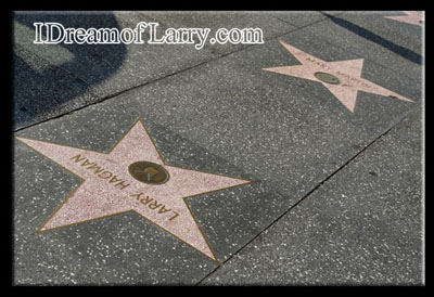 Larry Hagman's star is next to his mother's