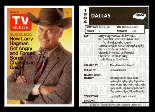 TV Guide Cover Collector Card