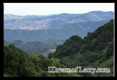Another view from Larry Hagman's Driveway