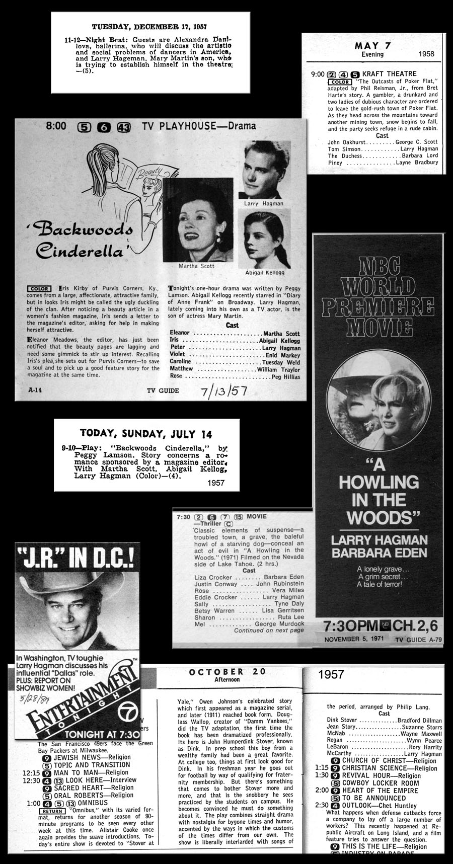 Larry Hagman TV Listings 2nd group